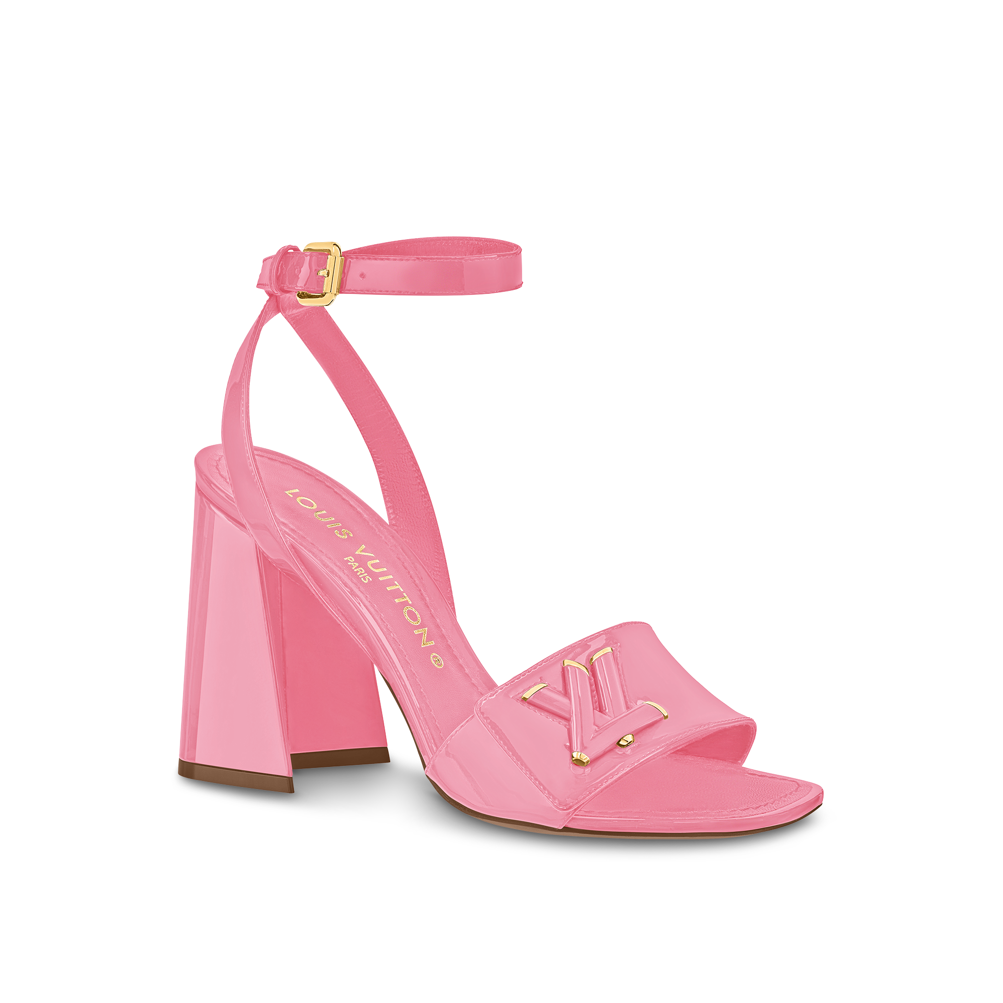 Pink on sale lv sandals